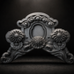 Japanese onigawara roof tile