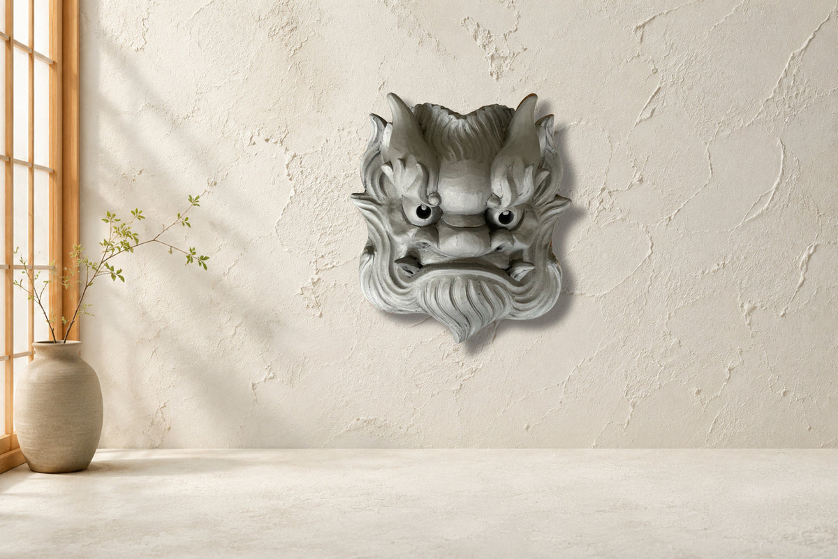 Japanese onigawara roof tile
