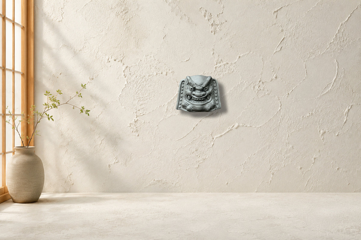 Japanese onigawara oni figurine