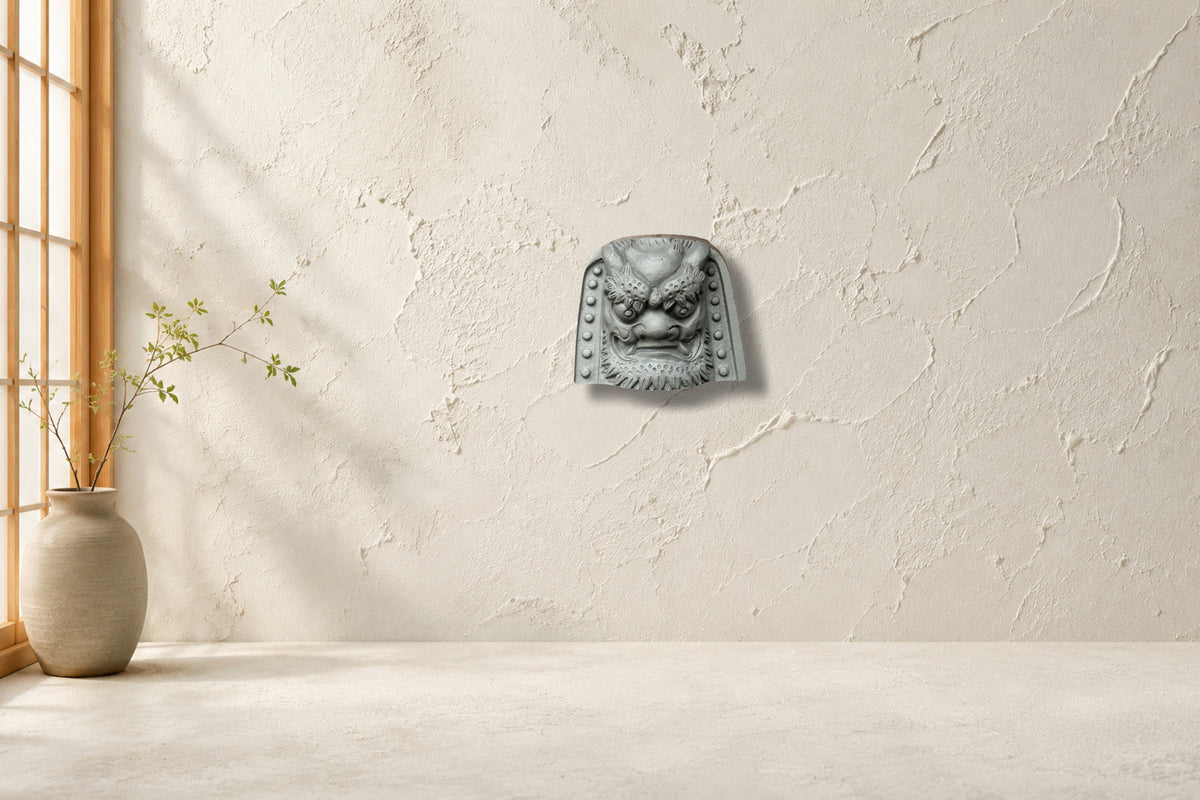 Japanese onigawara roof tile