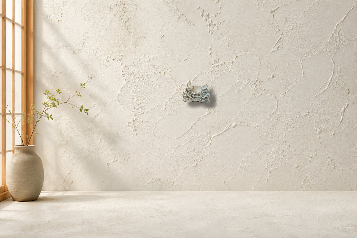 Japanese onigawara roof tile