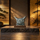 Japanese onigawara roof tile
