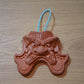 Japanese Mini ornament oni Orange