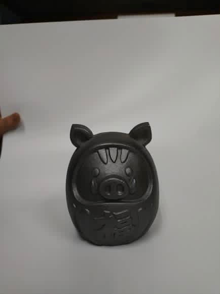 Pig daruma cute statue