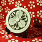 Japanese SAMURAI family crest  ornament tsurugashiwa